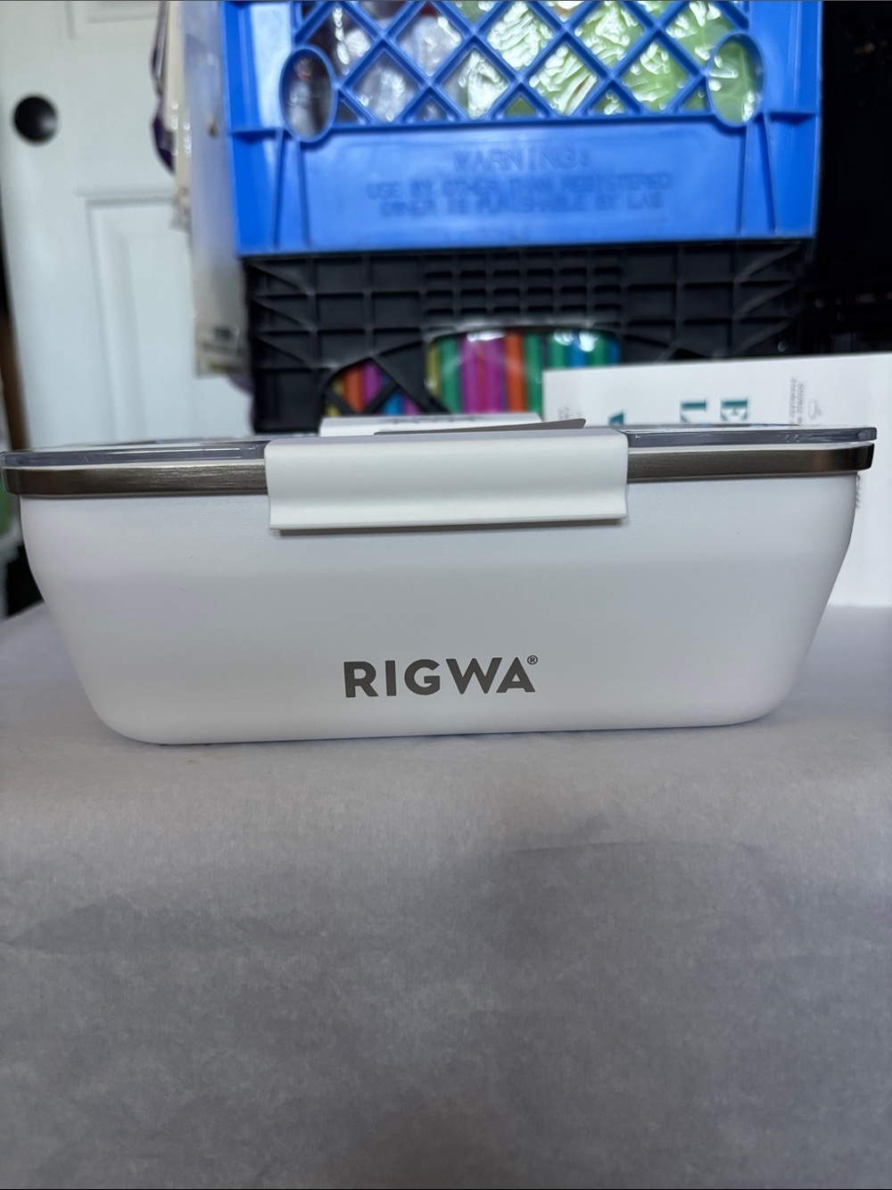 Rigwa White Bento Box Food Storage - 5 Piece All-in-One Kit - Picture 2 of 7